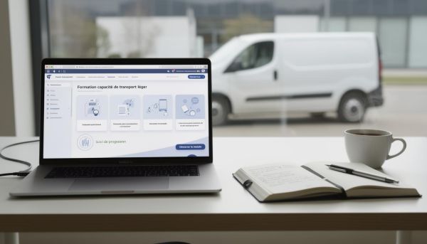 Formations capacité de transport léger (-3,5t) en ligne : les meilleures solutions en 2026